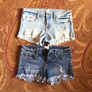 Sneak peek blue denim LR shorts